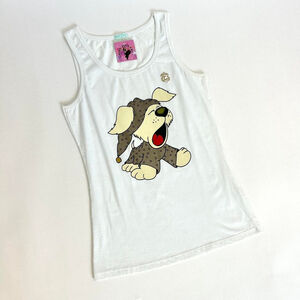 NWOT y2k white tank top